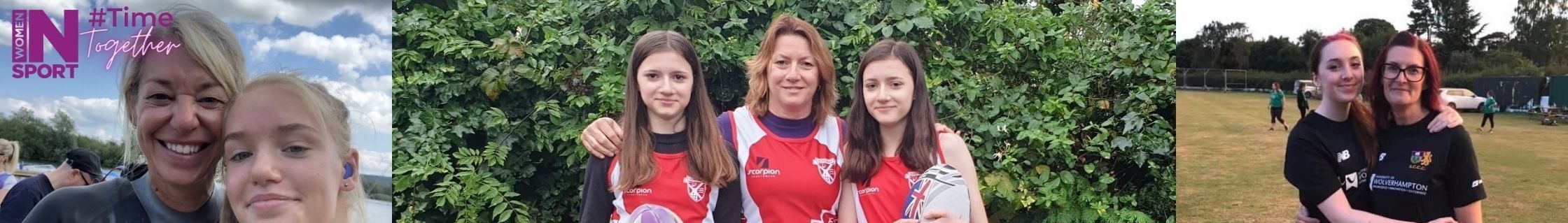 Mums and daughters exercising together